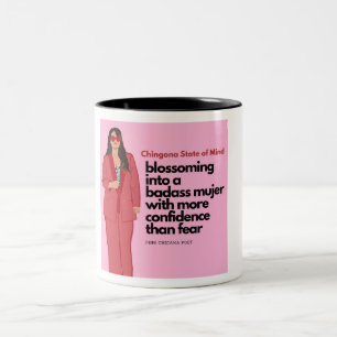 Chingona State of Mind Two-Tone Coffee Mug