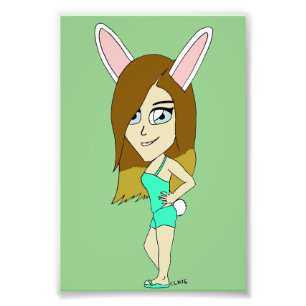 Chini Bunny girl Photo Print