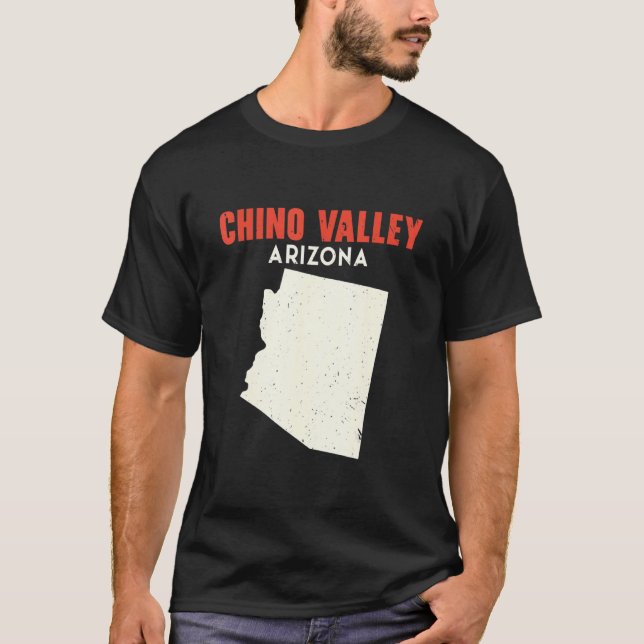 Chino Valley Arizona USA State America Travel Ariz T-Shirt (Front)