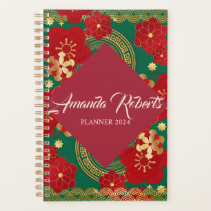 Chinois Nouvel An 2024 Florssom Flowers Planner