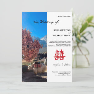 Chinois Yak Faire-part de mariage