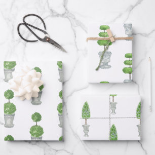 Chinoiserie Aquarelle Papier à enveloppement Topia