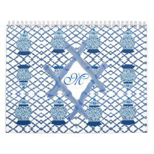 Chinoiserie Bamboo Ginger Jar Jars   Calendar