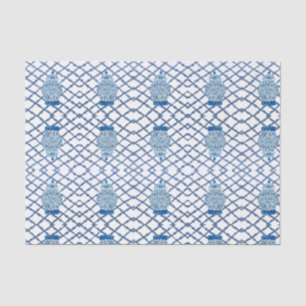 Chinoiserie Bamboo Ginger Jars   Tissue Paper