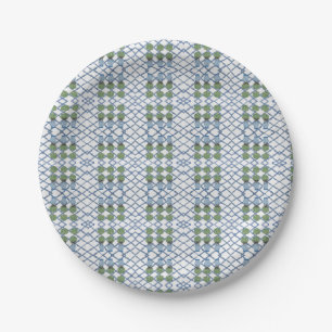 Chinoiserie Bamboo Topiaries Topiary  Paper Guest  Plate