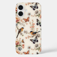 Chinoiserie Bird and Butterfly Harmony