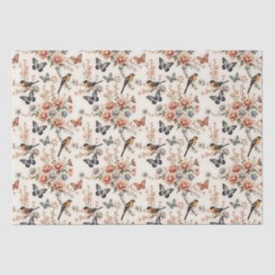 Chinoiserie Bird and Butterfly Harmony Tissue Paper