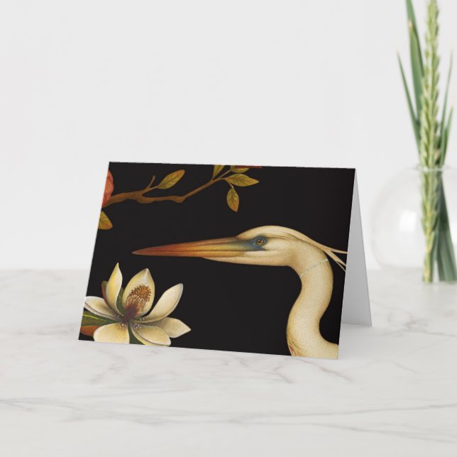 Chinoiserie Birds V - Carte de voeux (Devant)