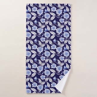 Chinoiserie Blue and White Floral Hampton Willow