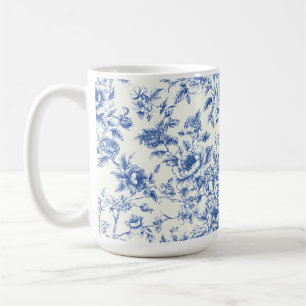 Chinoiserie Blue Floral Mug