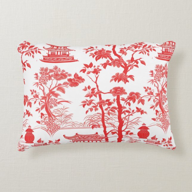 CHINOISERIE BREEZE  ACCENT PILLOW (Front)