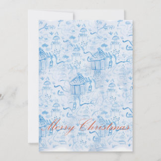 Chinoiserie Christmas Card