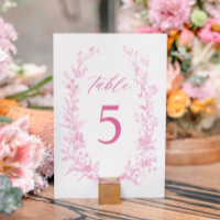Chinoiserie Classic Pink Floral Wedding