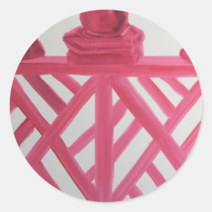 Chinoiserie Classic Round Sticker