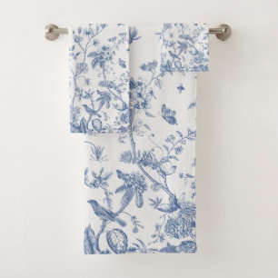 Chinoiserie classique bleue et blanche