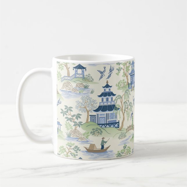 Chinoiserie Coffee Mug (Left)