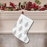 Chinoiserie Driftwood Christmas Tree Pot Large Christmas Stocking<br><div class="desc">Bring coastal elegance to your mantel this holiday season with our Chinoiserie Driftwood Christmas Tree Christmas Stocking! This unique stocking beautifully combines coastal and chinoiserie aesthetics, showcasing a watercolor pattern of a chinoiserie vase adorned with a driftwood Christmas tree. Add a personal touch by customizing it with your name, creating...</div>
