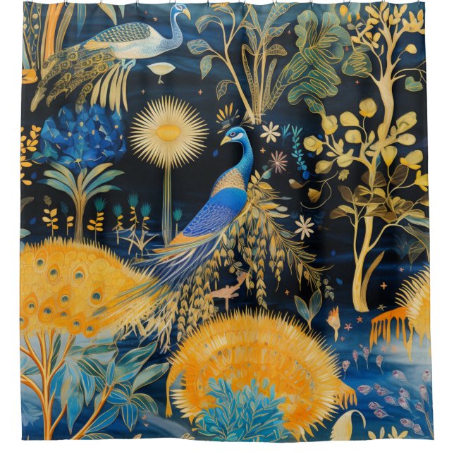 Chinoiserie Exotic Birds Botanical Pattern (10) (Front)