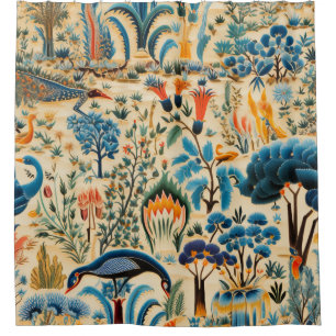 Chinoiserie Exotic Birds Botanical Pattern (11)
