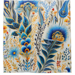 Chinoiserie Exotic Birds Botanical Pattern (5)