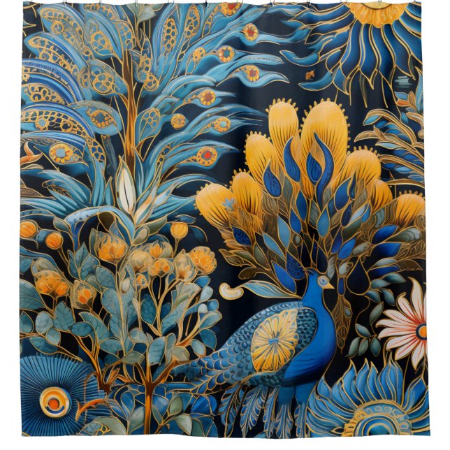Chinoiserie Exotic Birds Botanical Pattern (8) (Front)