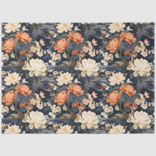 Chinoiserie Floral Pattern Tissue Paper