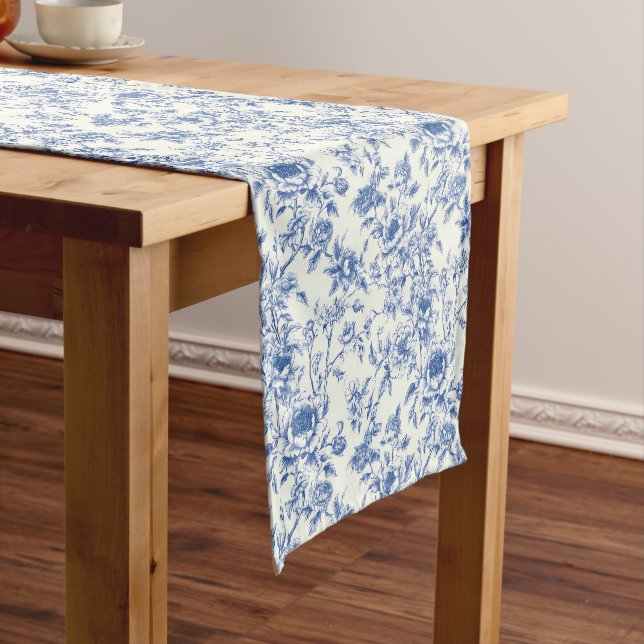 Chinoiserie Floral Table Runner (In Situ)