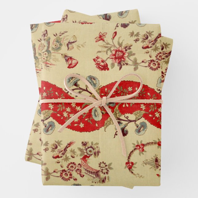  Chinoiserie  for Christmas    Wrapping Paper Sheet (In situ)