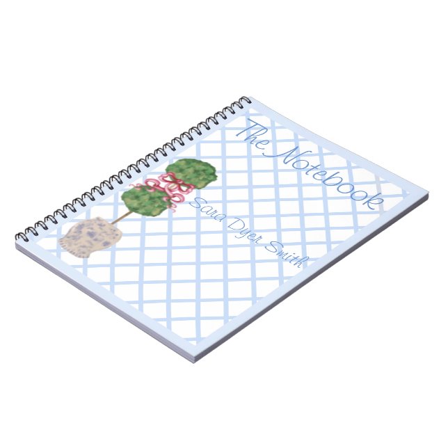 Chinoiserie Ginger Jar Jars Topiary Carnet (Côté gauche)