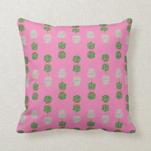 Chinoiserie Ginger Jar Jars Topiary Throw Pillow