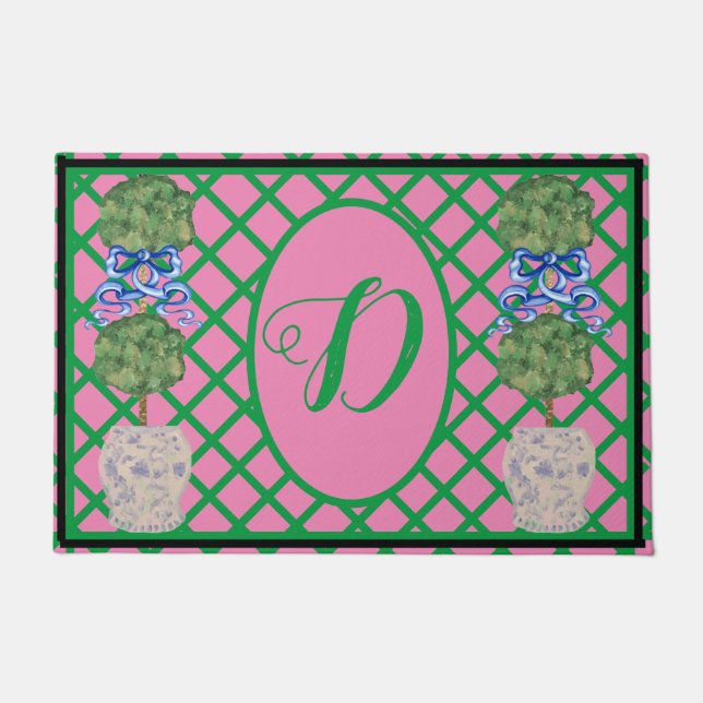 Chinoiserie Ginger Jar Jars Topio tapis porte (Devant)