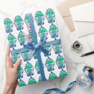 Chinoiserie Ginger Jar Jars Wrapping Paper