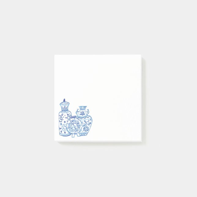 Chinoiserie Ginger Jar Post-It Notes (Front)