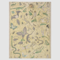 Chinoiserie Japanese Bug & Insect Nature Poster