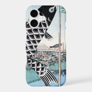 Chinoiserie Koinobori Carp & Fuji Landscape