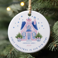Chinoiserie New Home First Christmas Ornament