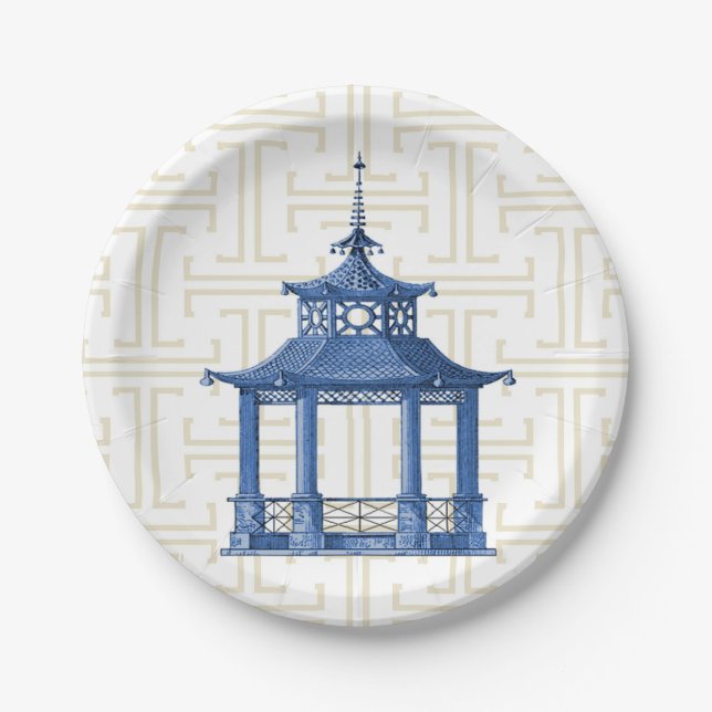 Chinoiserie Paper Plate (Front)