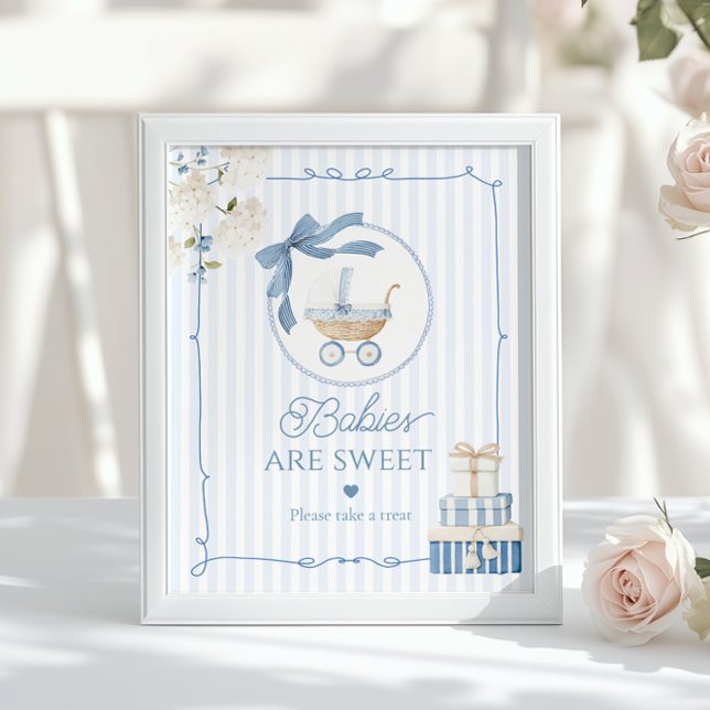 Chinoiserie Vintage Carriage Babies are sweet Poster (Creator Uploaded)