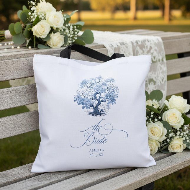 Chinoiserie Wedding Tree Motif The Bride ID1094 Tote Bag (Creator Uploaded)