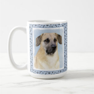 Chinook (Dropped Ears) Painting - Original Dog Art Coffee Mug