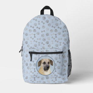 Chinook (Dropped Ears) Painting - Original Dog Art Printed Backpack