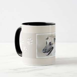 Chinook (Helicopter Ears) Painting - Dog Art Mug