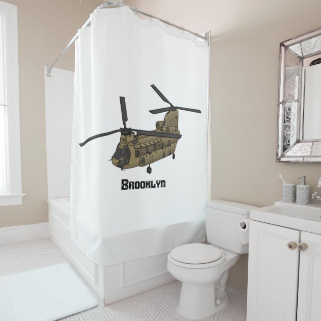 Chinook military helicopter illustration (In Situ)
