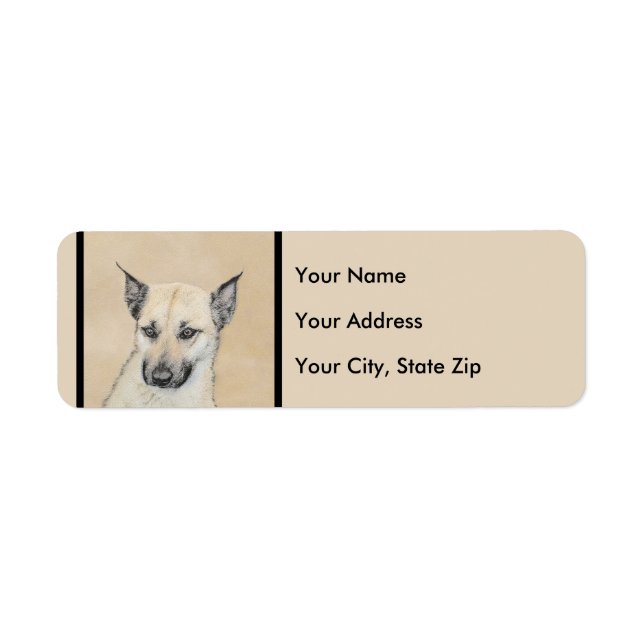 Chinook (Oreilles Pointées) Peinture - Art Chien o (Devant)