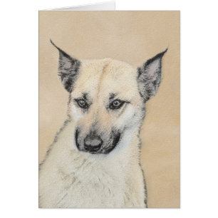 Chinook (Oreilles Pointées) Peinture - Art Chien o