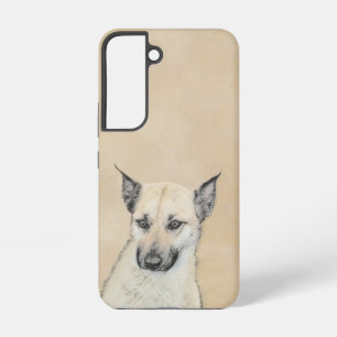 Chinook (Pointed Ears) Painting - Original Dog Art Samsung Galaxy Case
