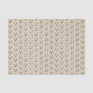 Chinook (Pointed Ears) Painting - Original Dog Art Tissue Paper