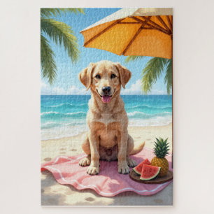 Chinook Relaxing Beach Scene Jigsaw Puzzle