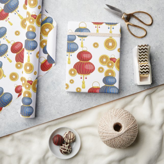 Chinses Happy New Year  Wrapping Paper (Crafts)