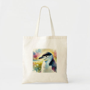 Chinstrap Penguin 210824AREF115 - Watercolor Tote Bag